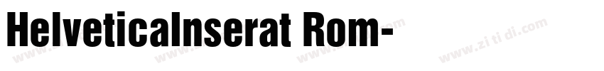 HelveticaInserat Rom字体转换
